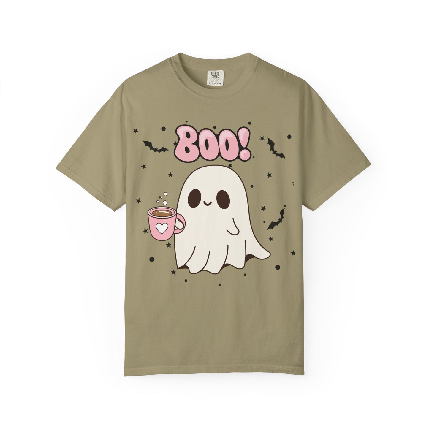 BOO Ghost Tee - Unisex Garment-Dyed T-shirt