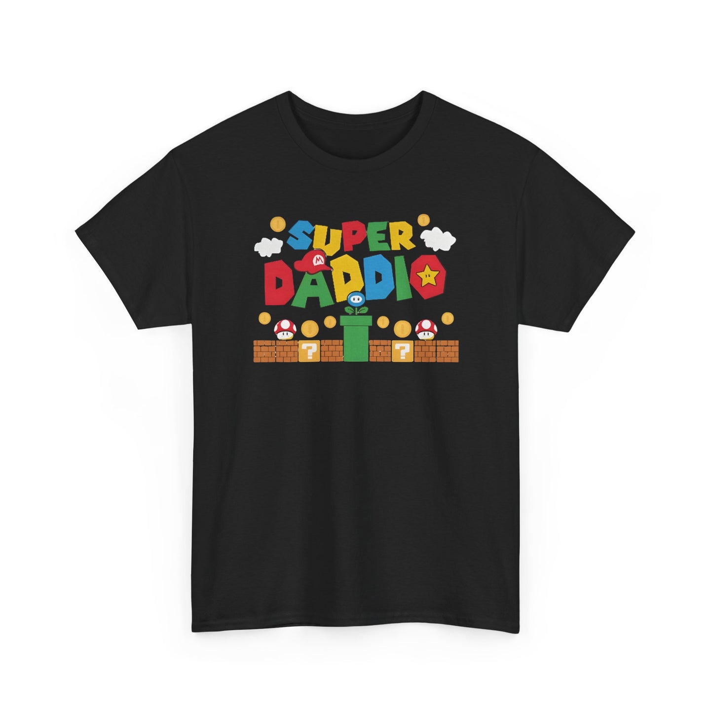 Super Daddio T-Shirt – Funny Retro Gaming Dad Shirt, Father’s Day Gift Tee