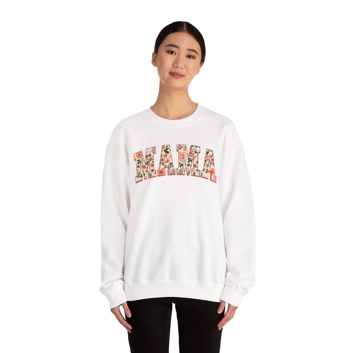 Mama Floral Crewneck Sweatshirt – Cozy Mother’s Day Pullover