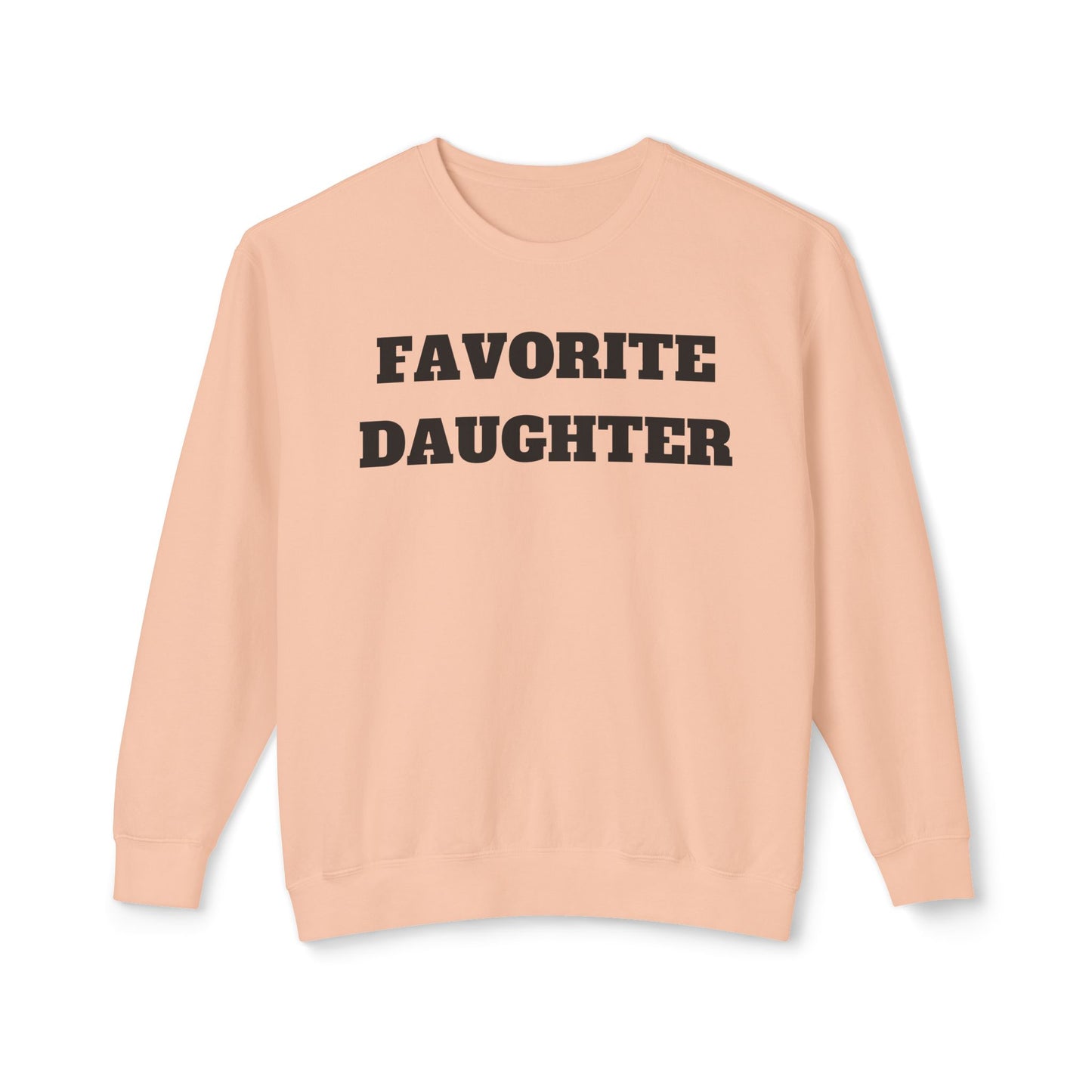 Favorite Daughter Text Graphic Crewneck Sweatshirt for Women