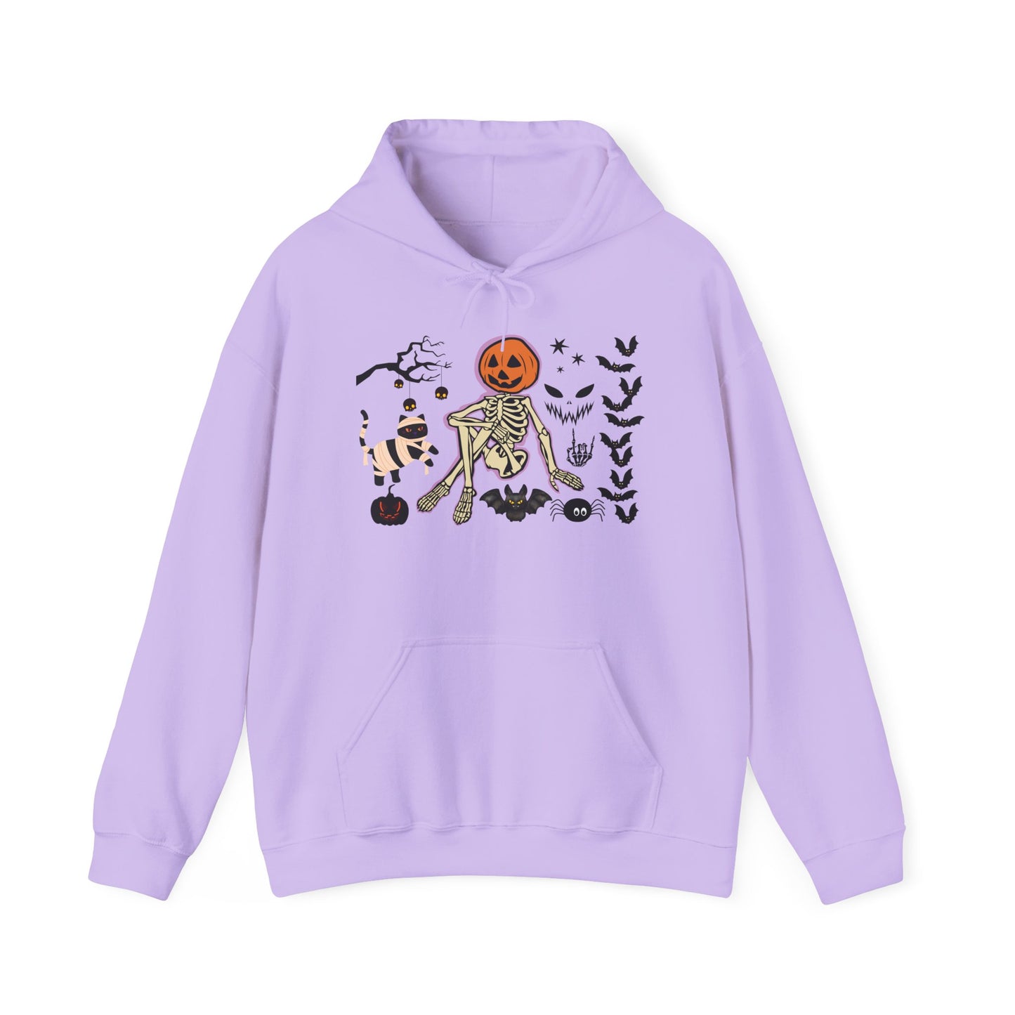 Pumpkin Skeleton Halloween Hoodie – Cute & Creepy Fall Sweatshirt