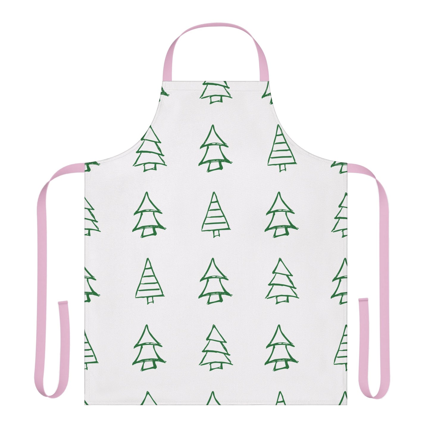 Festive Christmas Tree Apron – Perfect Gift for Holiday Baking