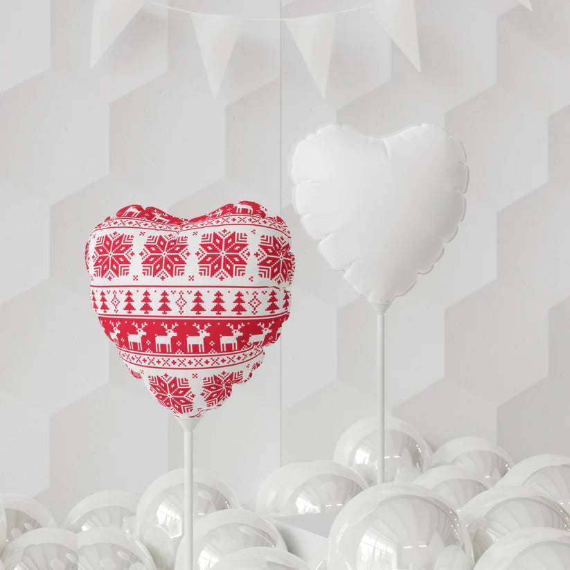 Christmas Balloon (Round and Heart-shaped), 11"