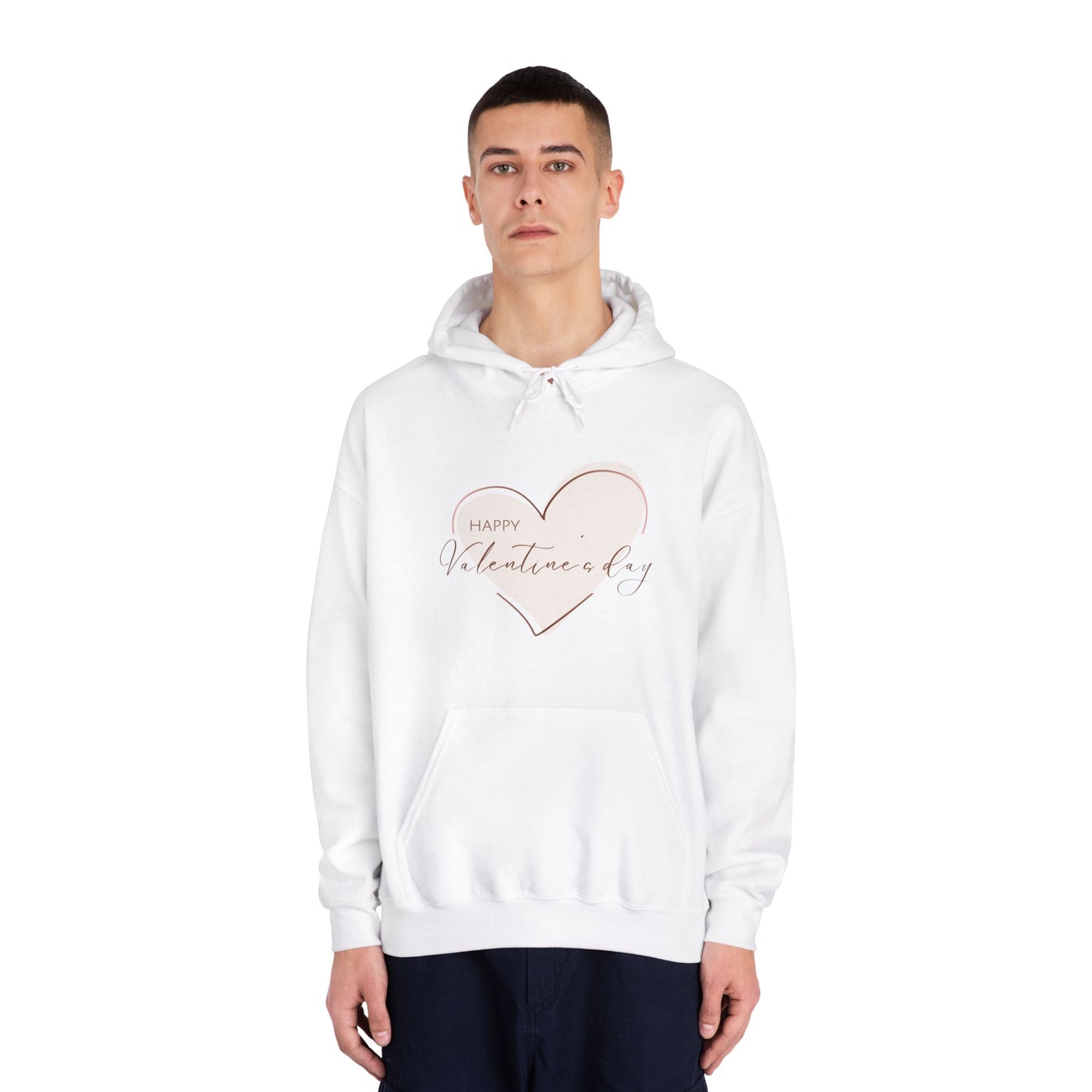 Valentine Sweatshirt for Her and Him, Unisex DryBlend® Hooded Sweatshirt, Valentine's Gift