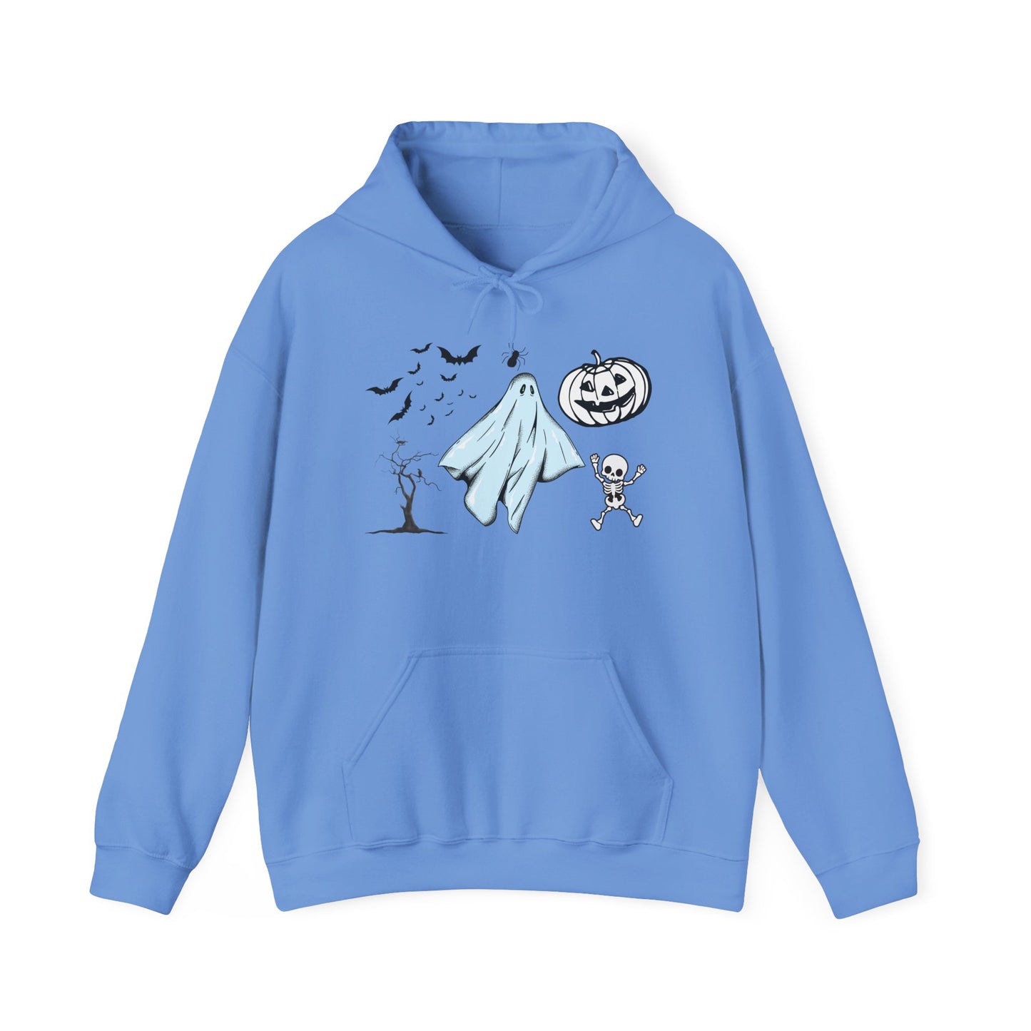 Cartoon Ghost Halloween Hoodie – Fun & Cozy Spooky Sweatshirt for Fall