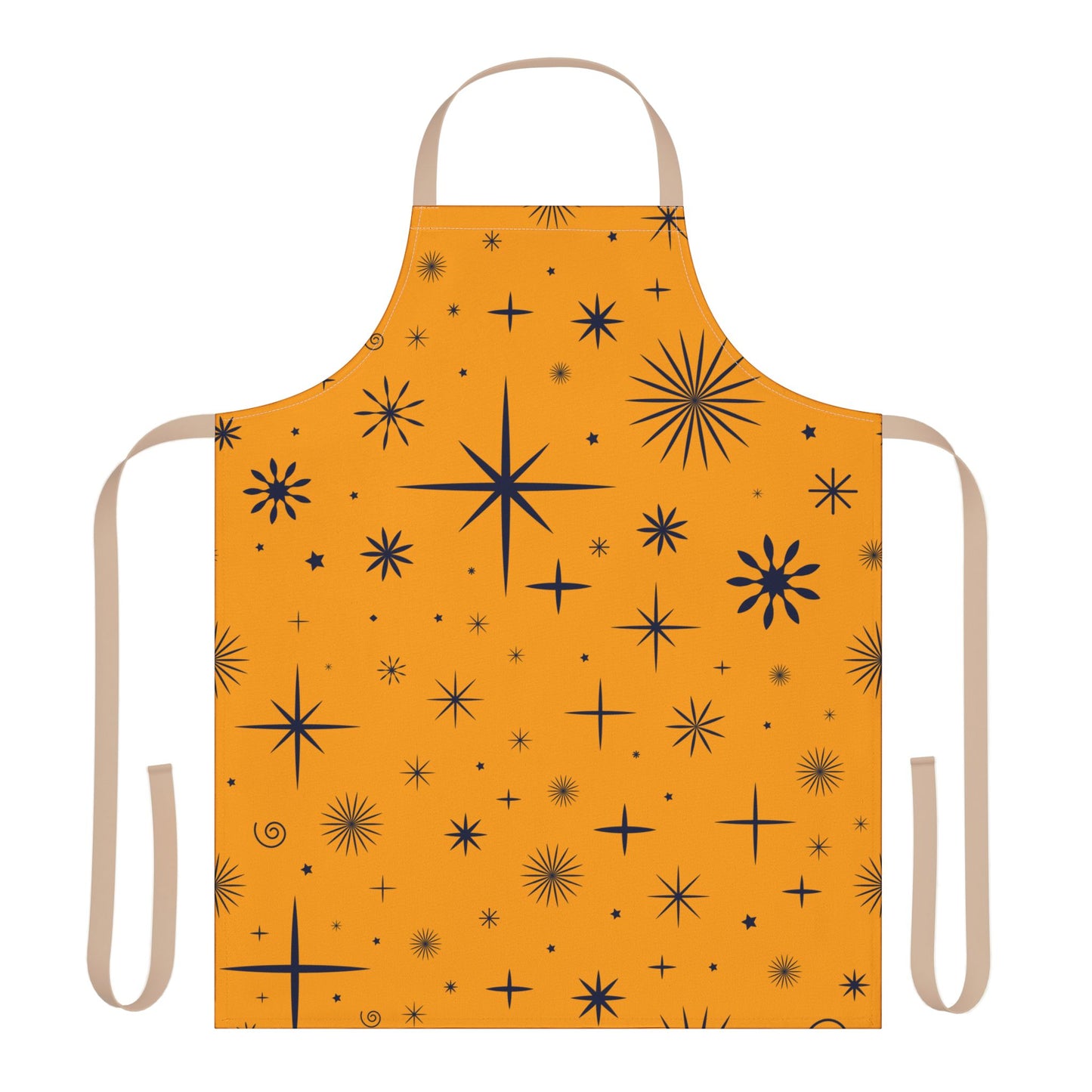 Bright Star-Pattern Apron – Ideal Gift for Cooking or Crafting