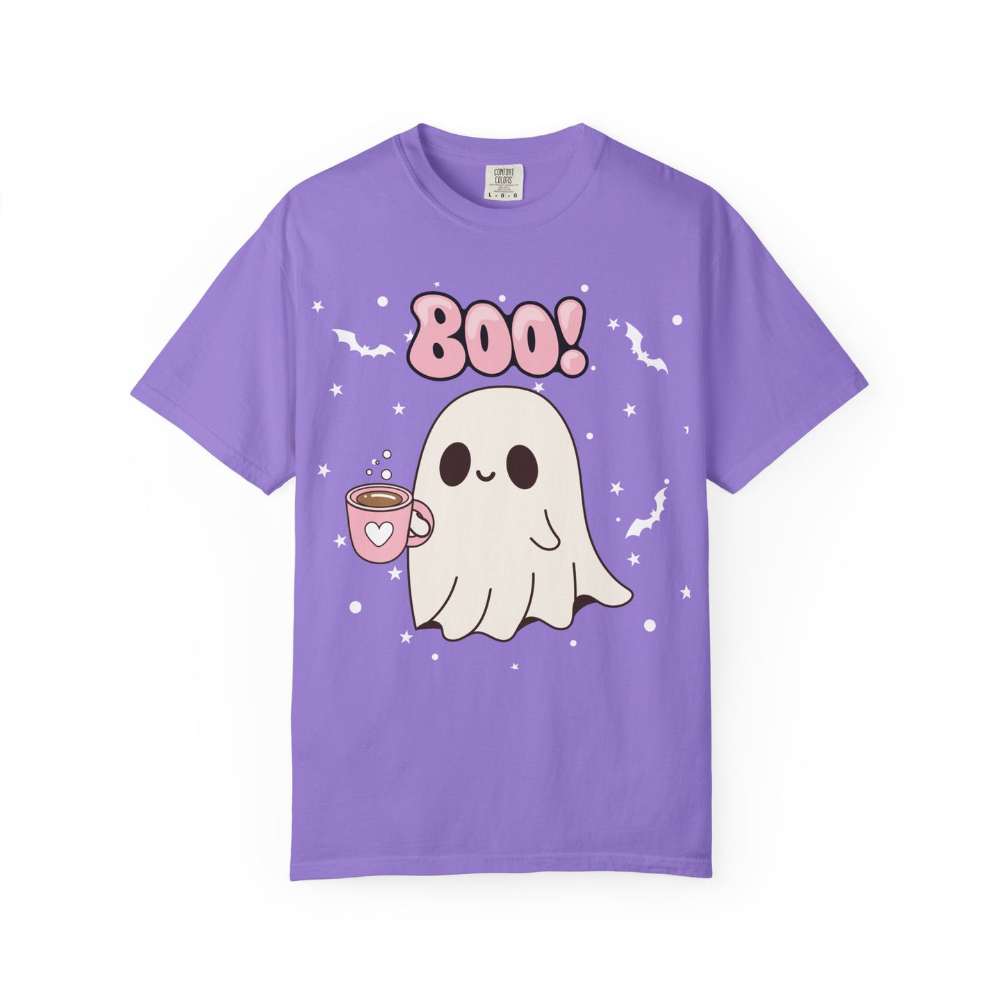 BOO Ghost Tee - Unisex Garment-Dyed T-shirt