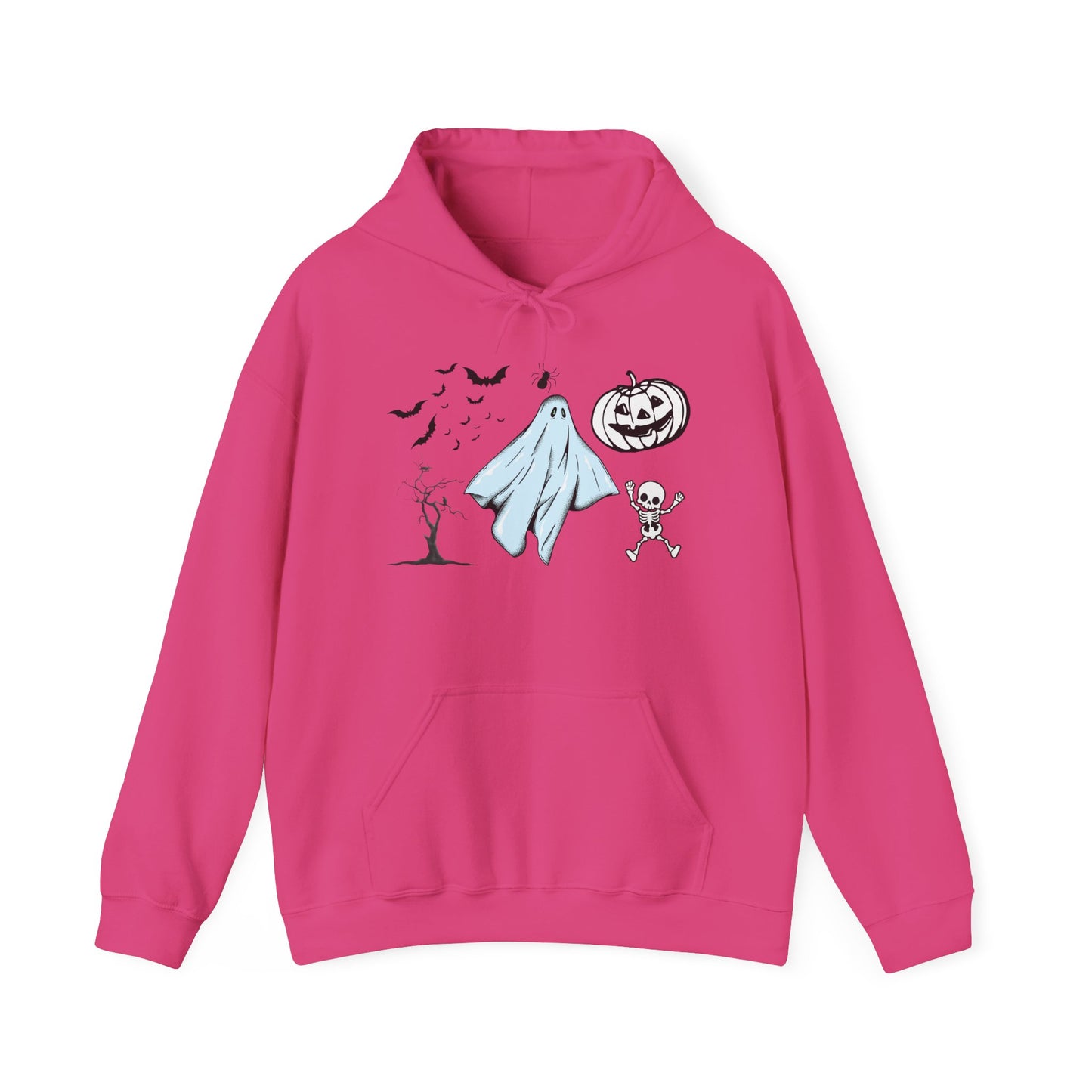Cartoon Ghost Halloween Hoodie – Fun & Cozy Spooky Sweatshirt for Fall