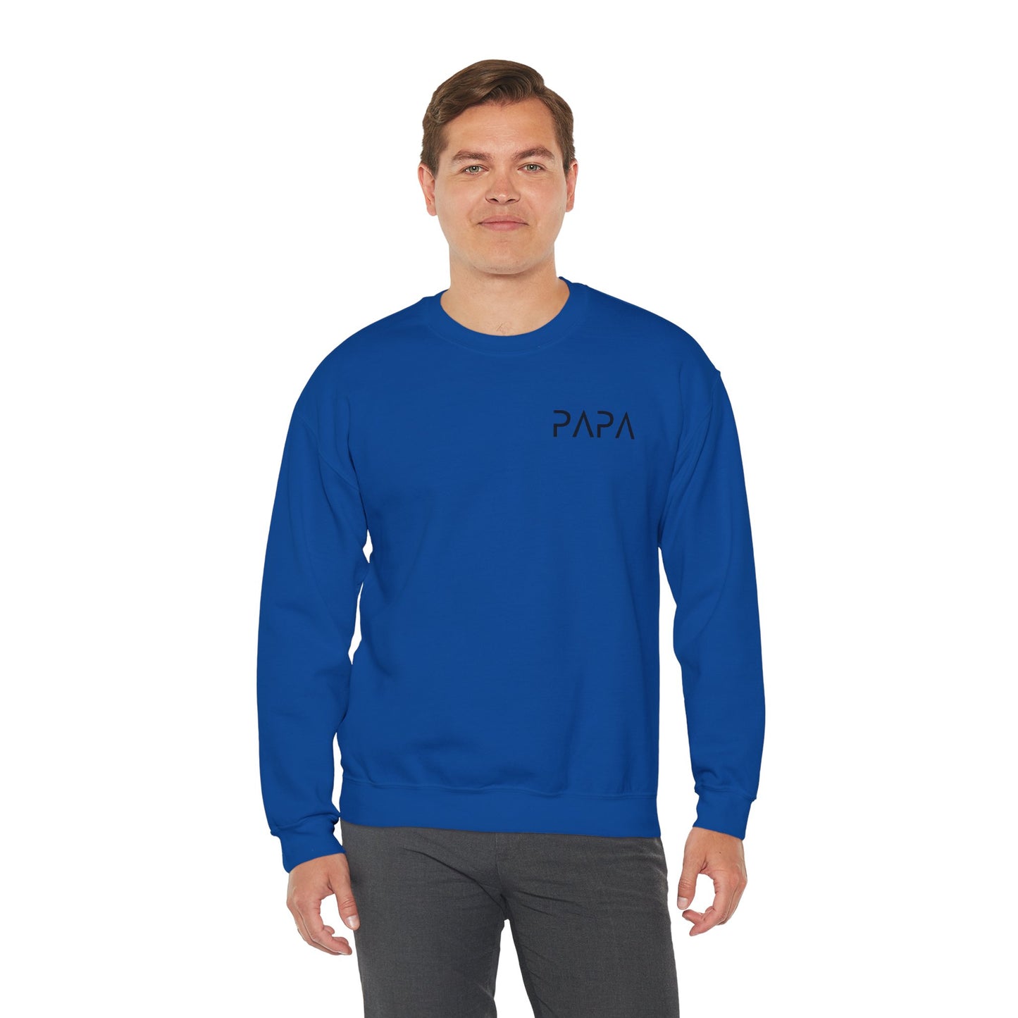 Papa Crewneck Sweatshirt – Cozy Dad Pullover