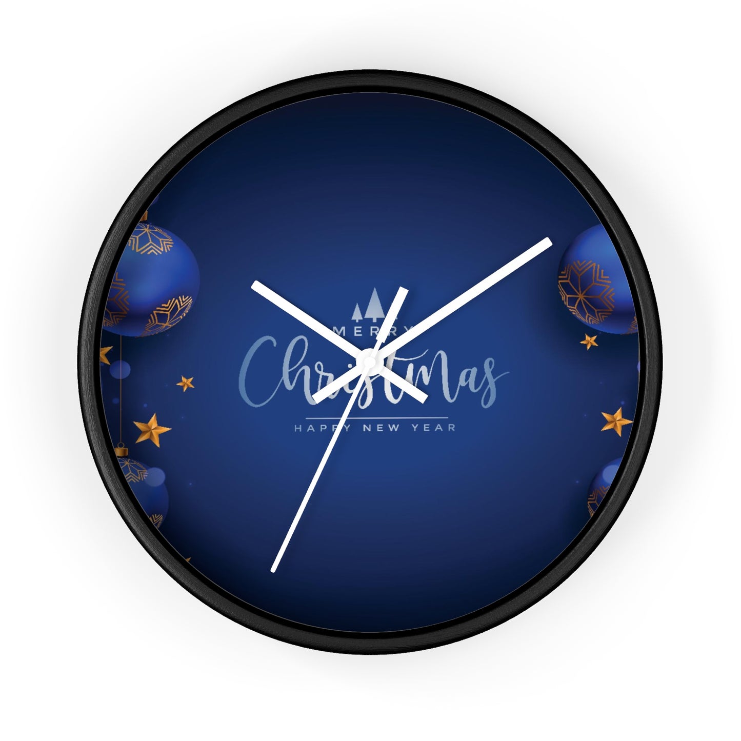 Dark Blue Wall Clock
