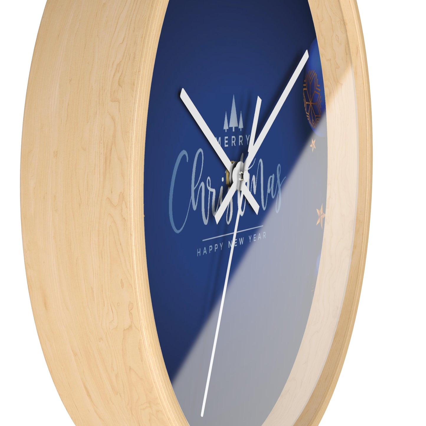 Dark Blue Wall Clock