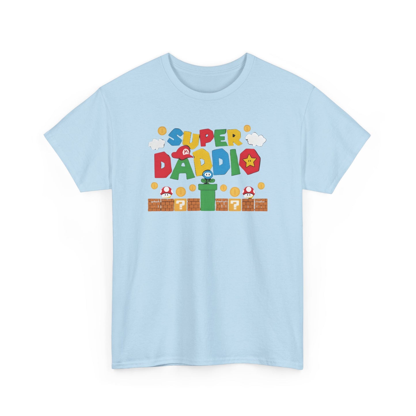 Super Daddio T-Shirt – Funny Retro Gaming Dad Shirt, Father’s Day Gift Tee