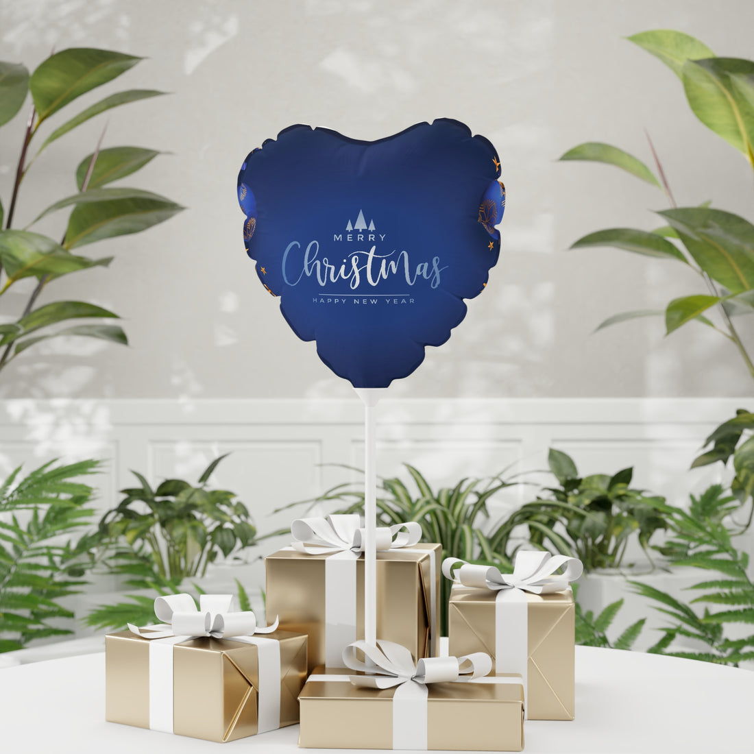 Christmas Balloon (Round and Heart-shaped), 11"