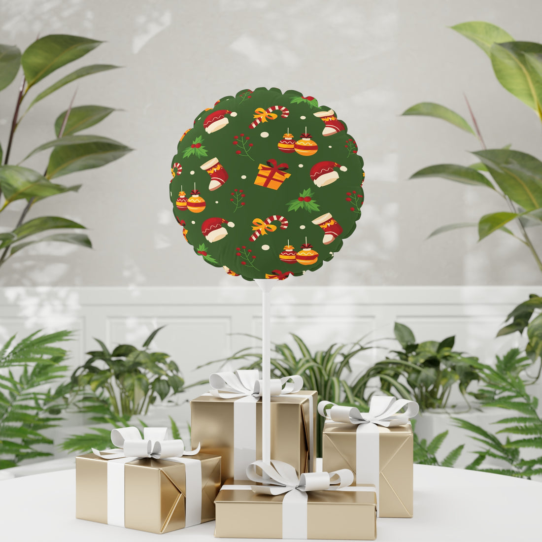 Christmas Balloon (Round and Heart-shaped), 11"