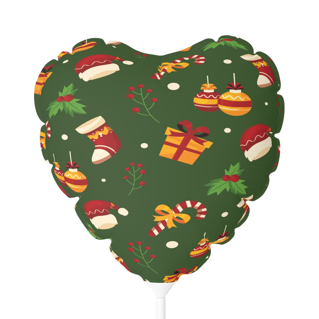Christmas Balloon (Round and Heart-shaped), 11"