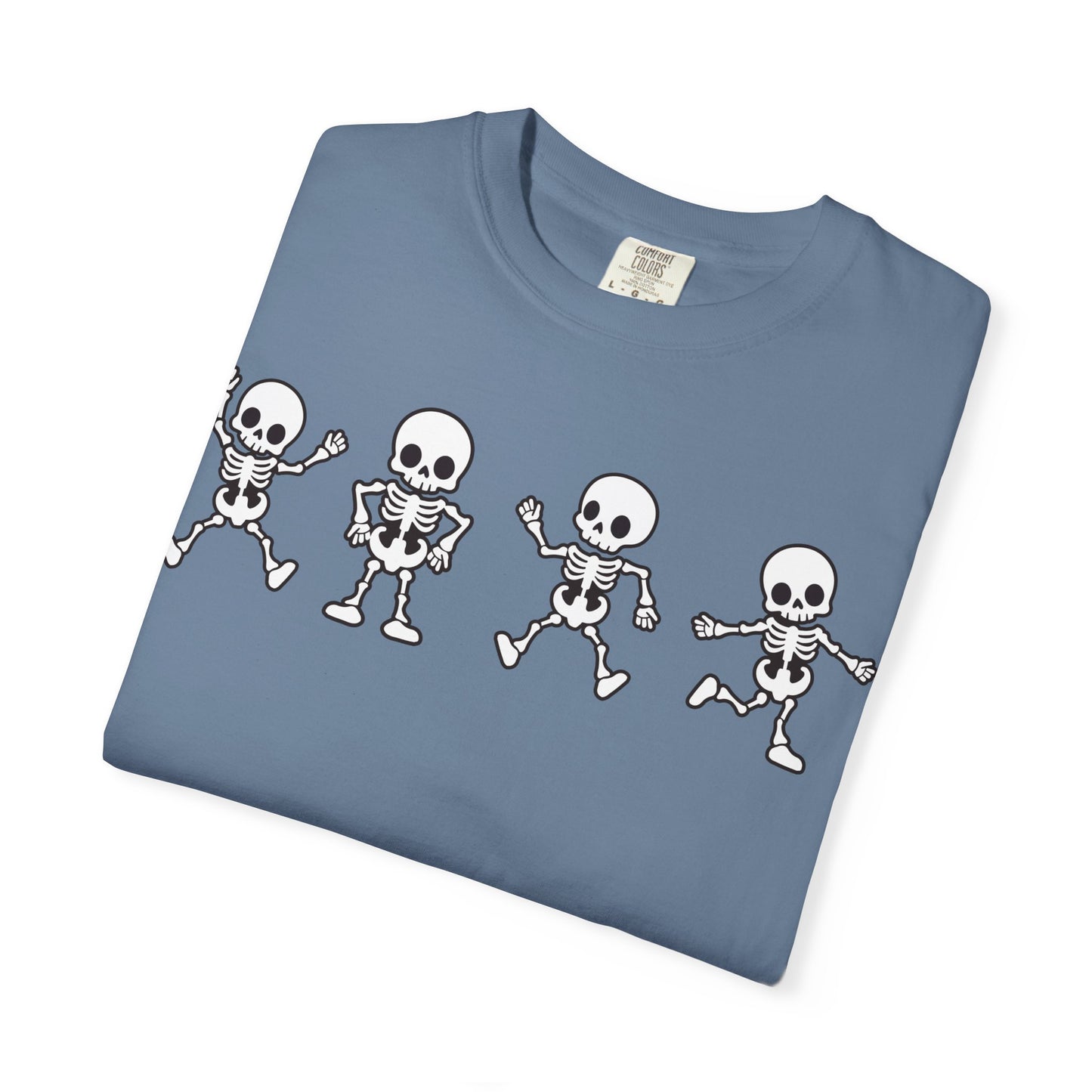 Dancing Skeletons Halloween T-Shirt – Fun Spooky Graphic Tee for Adults & Teens