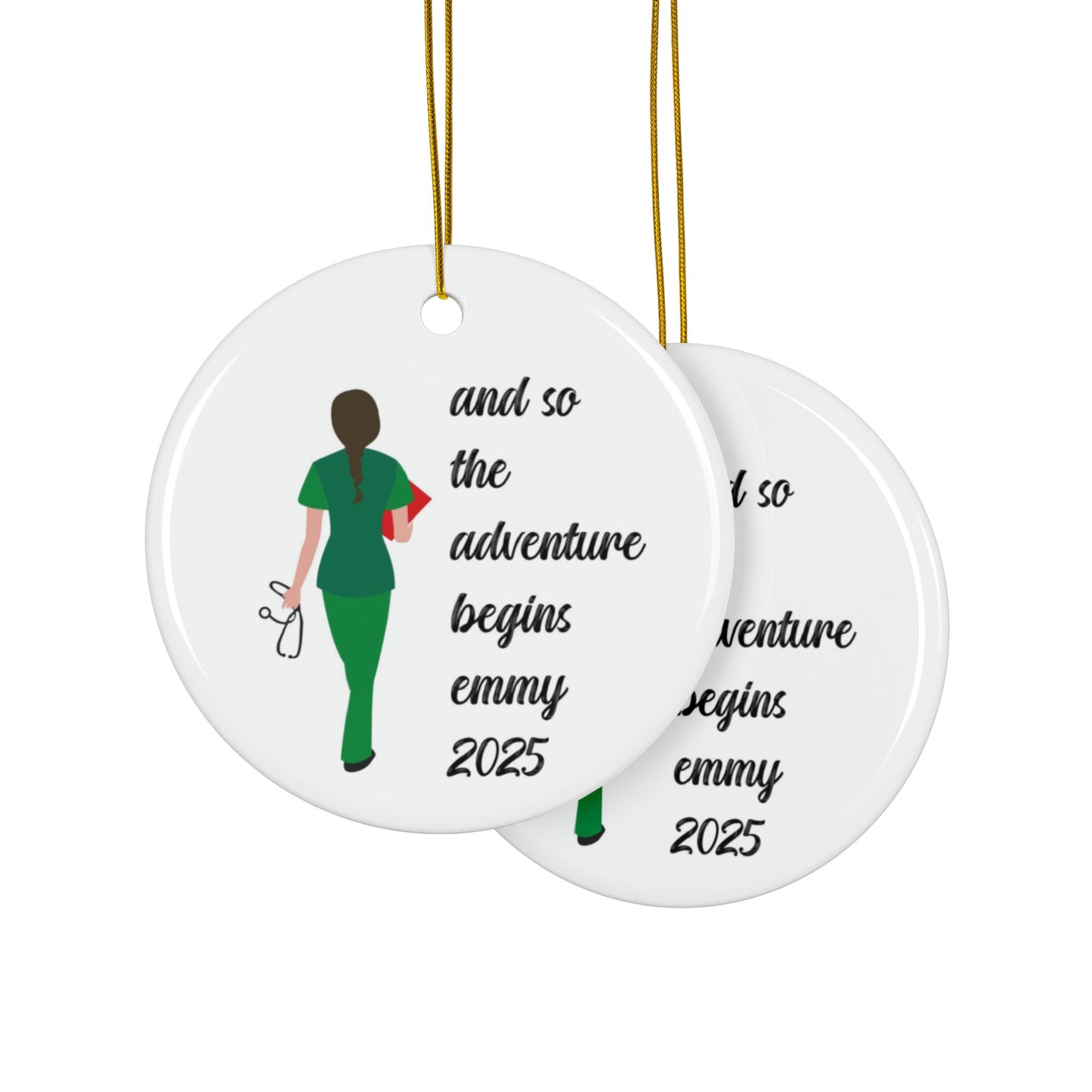 Nurse Ornament, New Nurse Gift, Nurse Christmas Ornament, Graduation Ornament