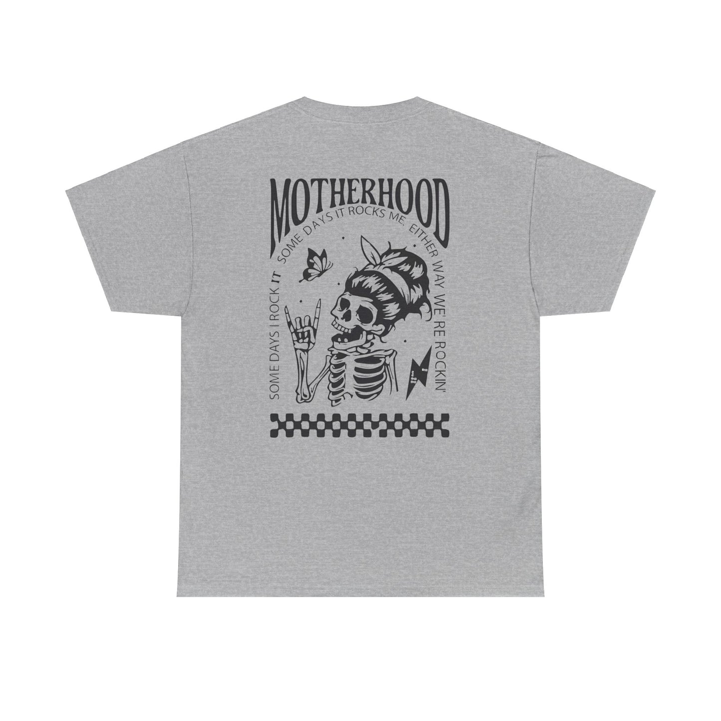 Motherhood Two Side Printed Tshirt for Mom, Mother's Day Gift