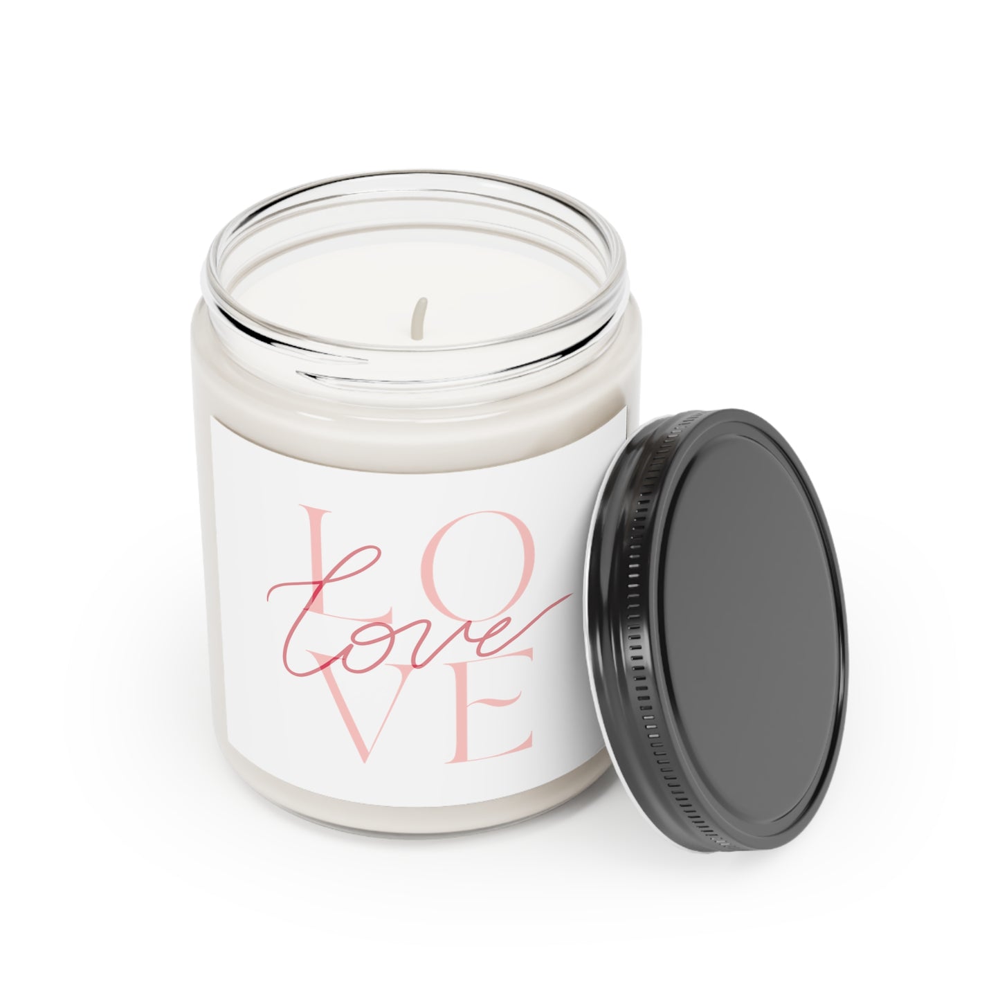 Gift for Her, Valentine Scented Candle, I Love You Printed Scanted Candles
