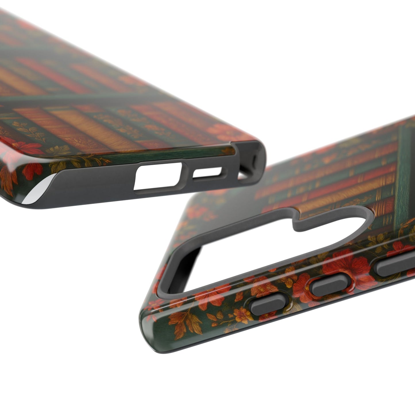Phone Case - Bookshelf Vintage Book Lover's iPhone & Samsung Cover
