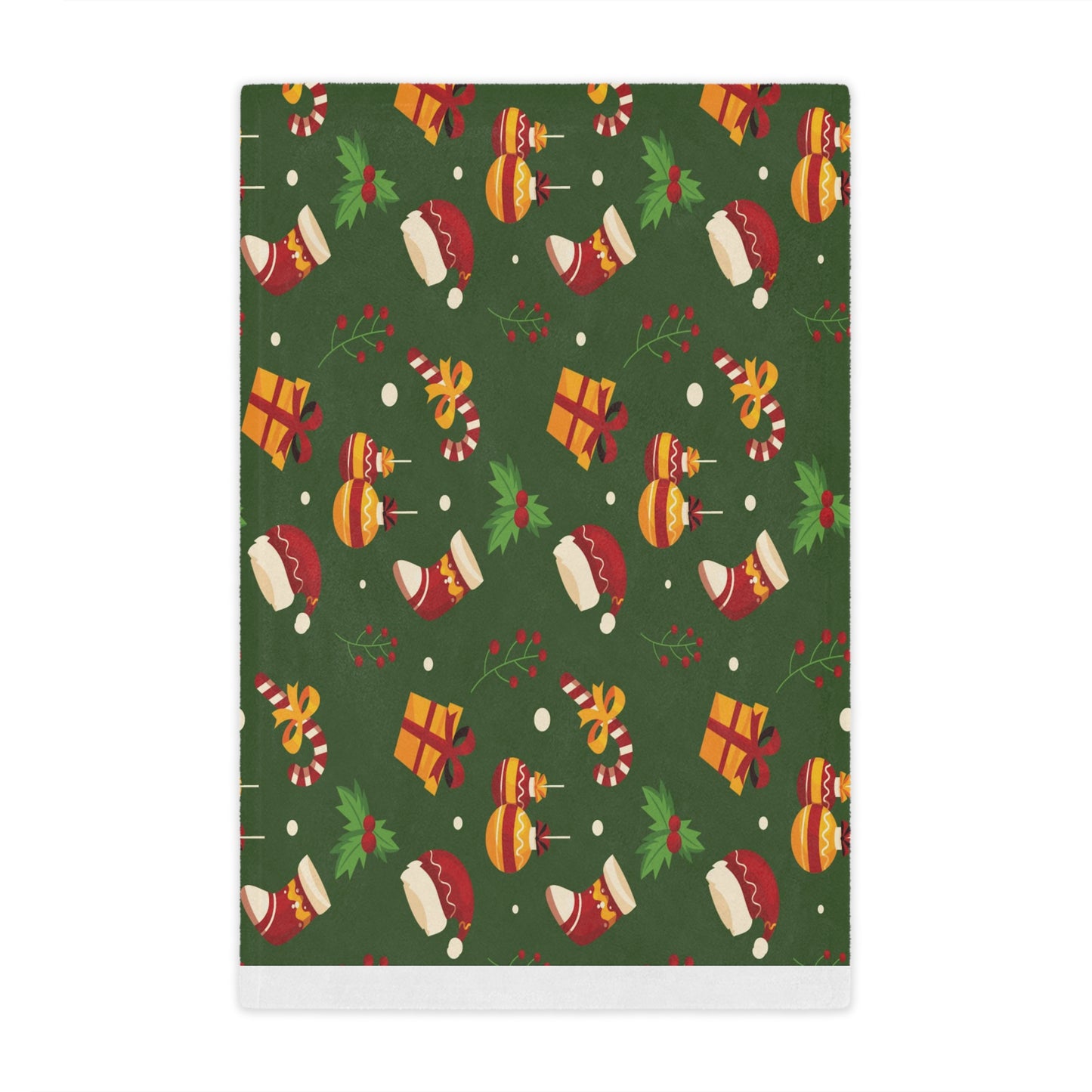 Chrstmas Minky Blanket, Beautiful Christmas Printed Blanket, Green