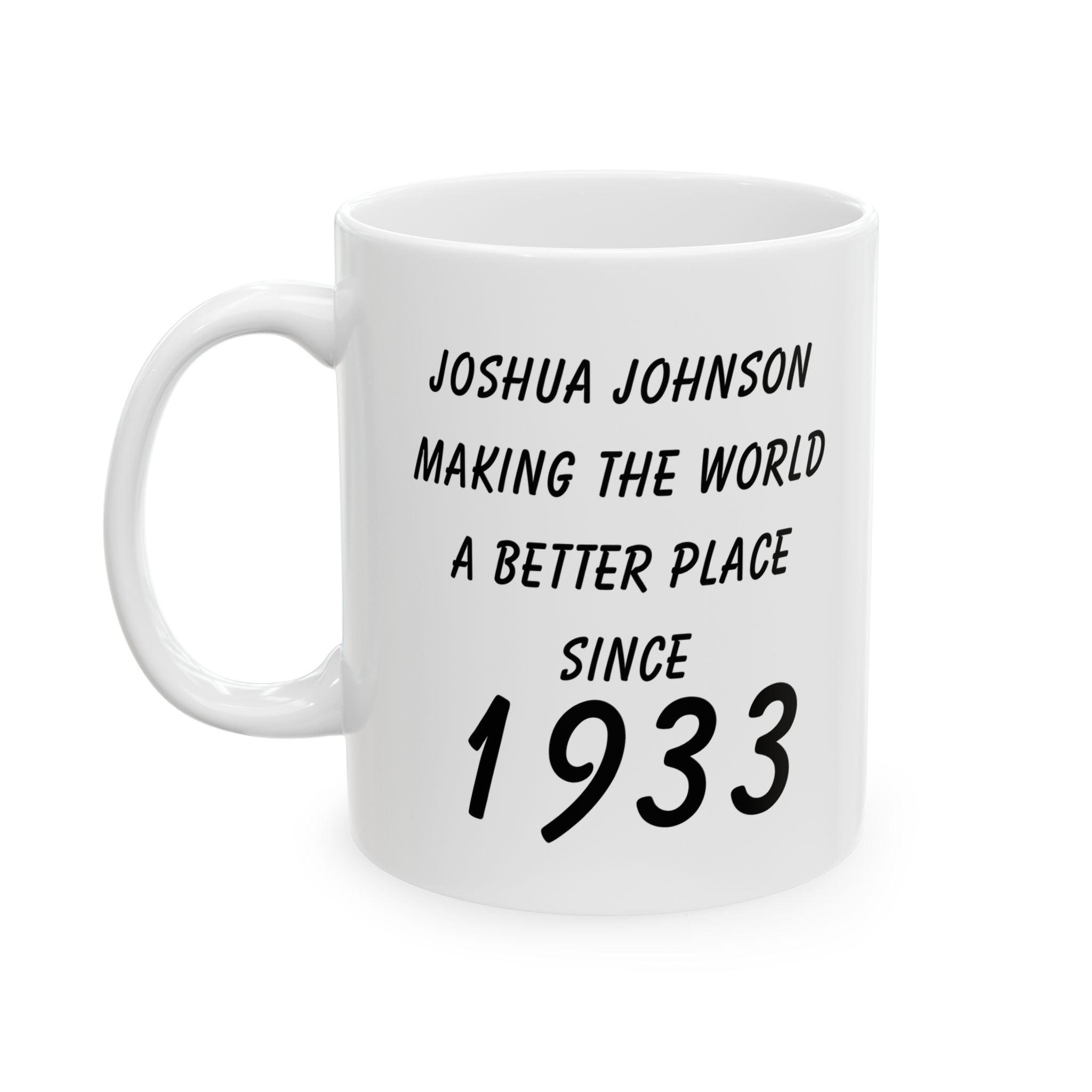 31st Birthday Mug, Since 1993 Birthday Custom Mug 11oz, White