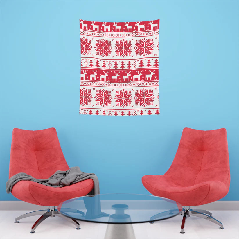 Christmas Printed Wall Tapestry