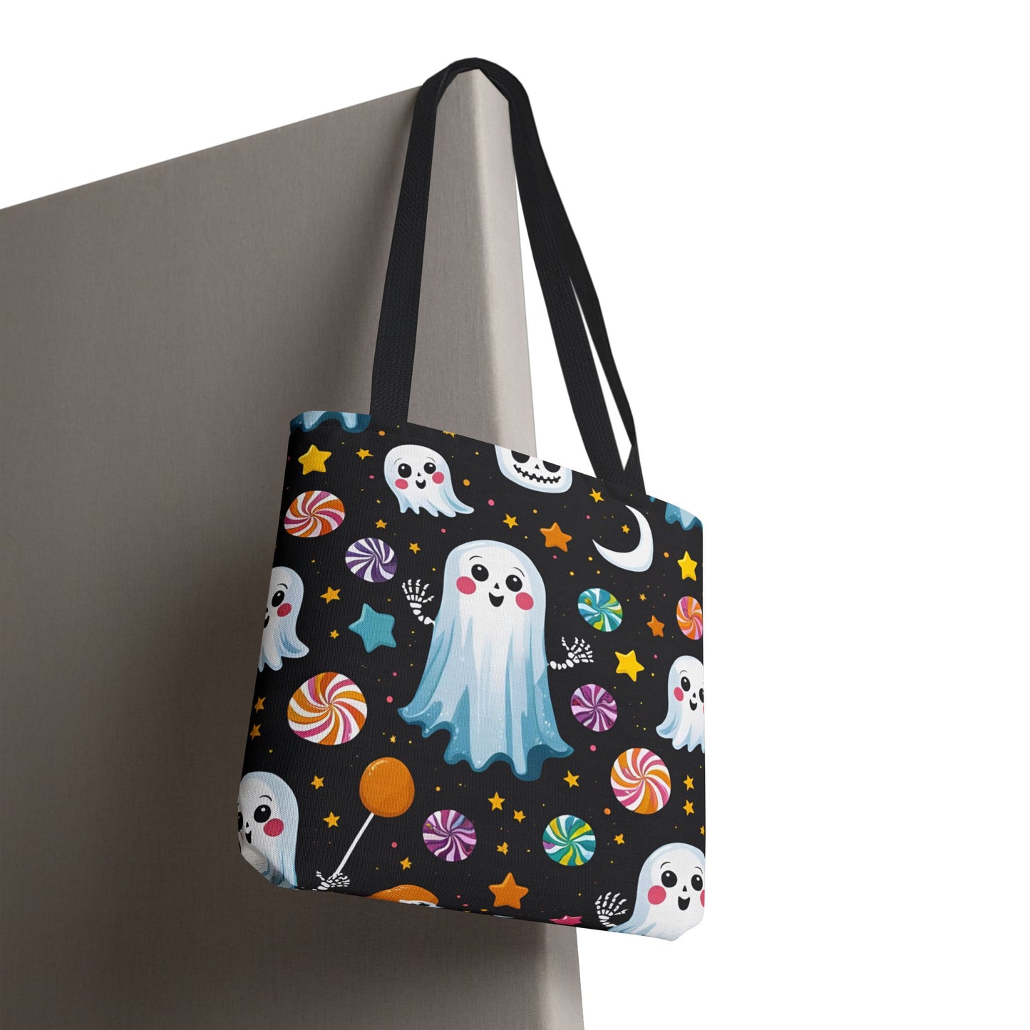 Halloween Canvas Tote Bag, Reusable and Stylish Bag for Trick-or-Treat Adventures, Halloween Parties, and Daily Use