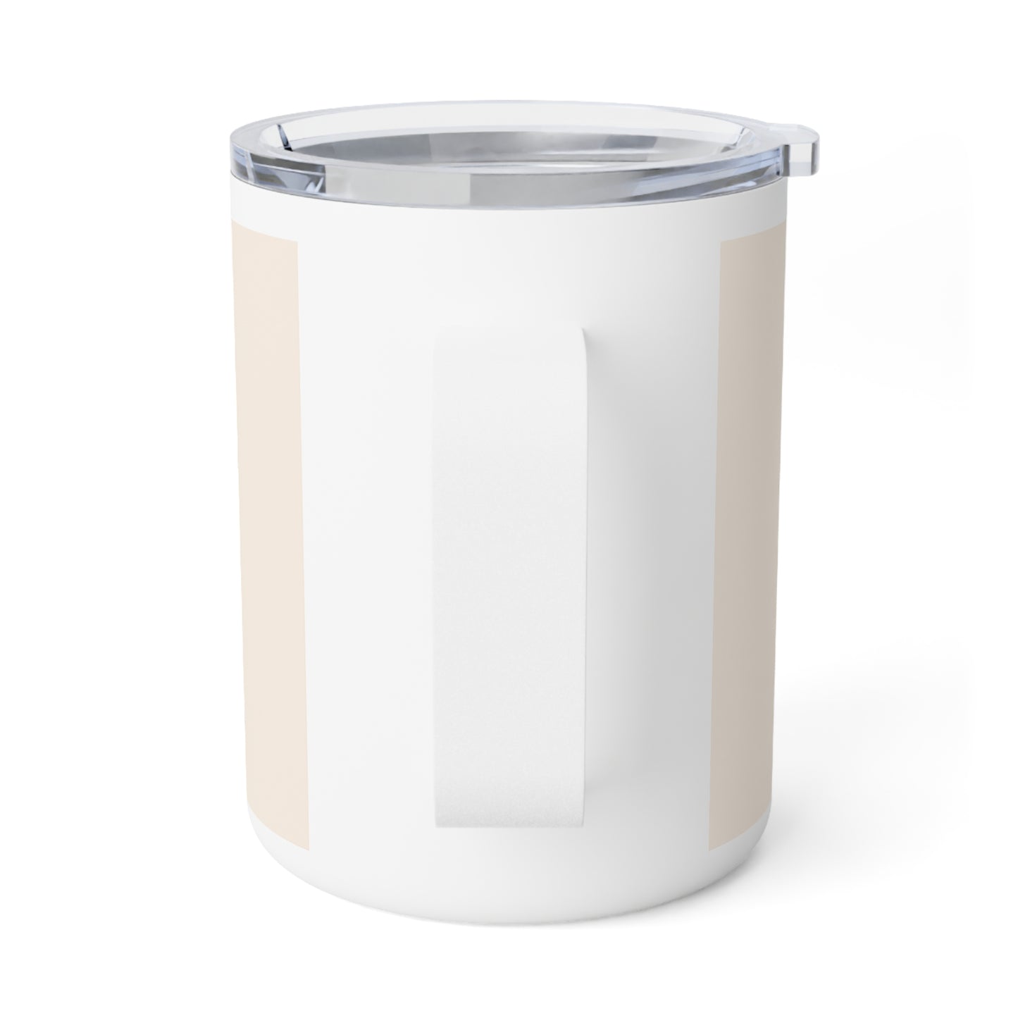 Premium 10oz Stainless Steel Insulated Coffee Mug with Clear Lid