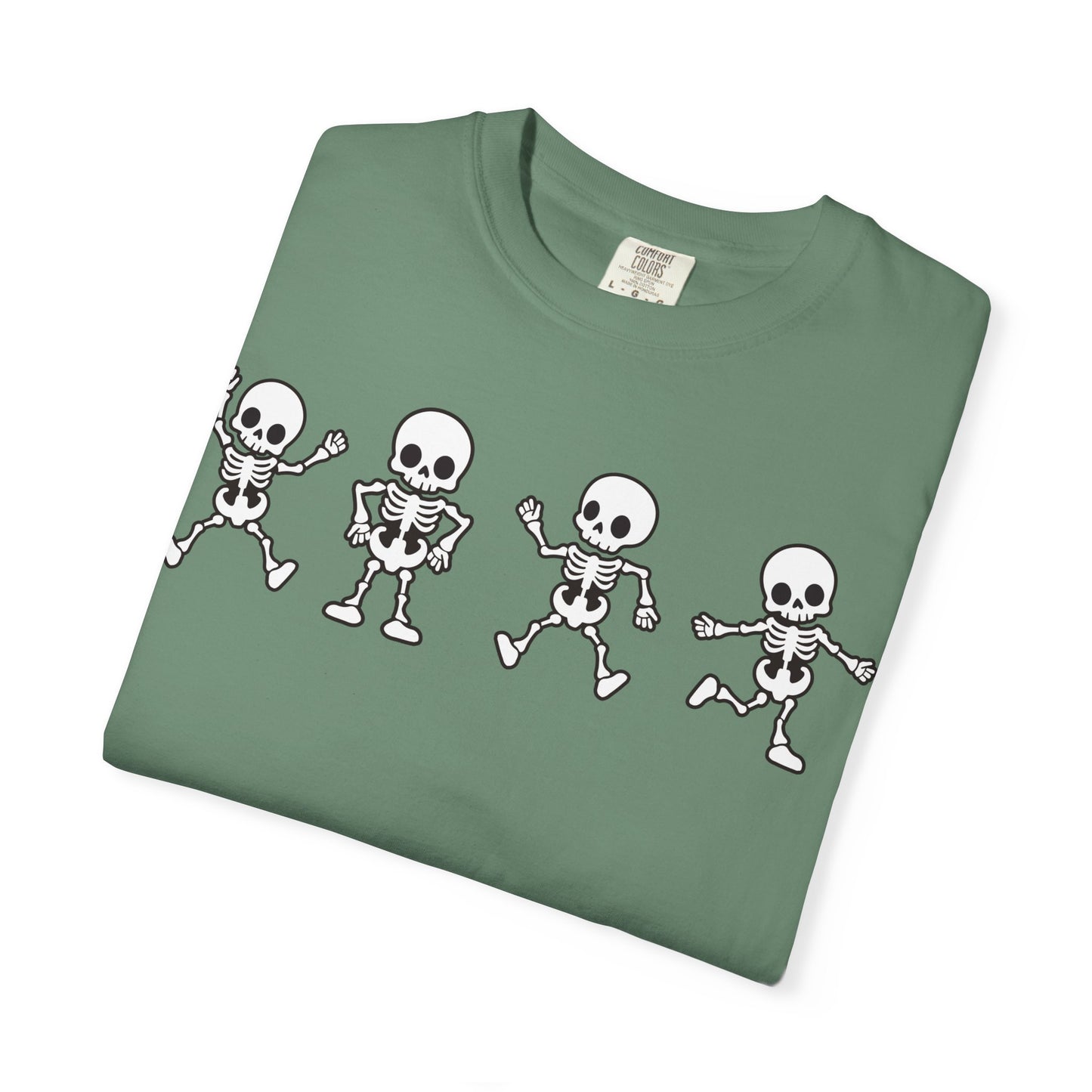 Dancing Skeletons Halloween T-Shirt – Fun Spooky Graphic Tee for Adults & Teens