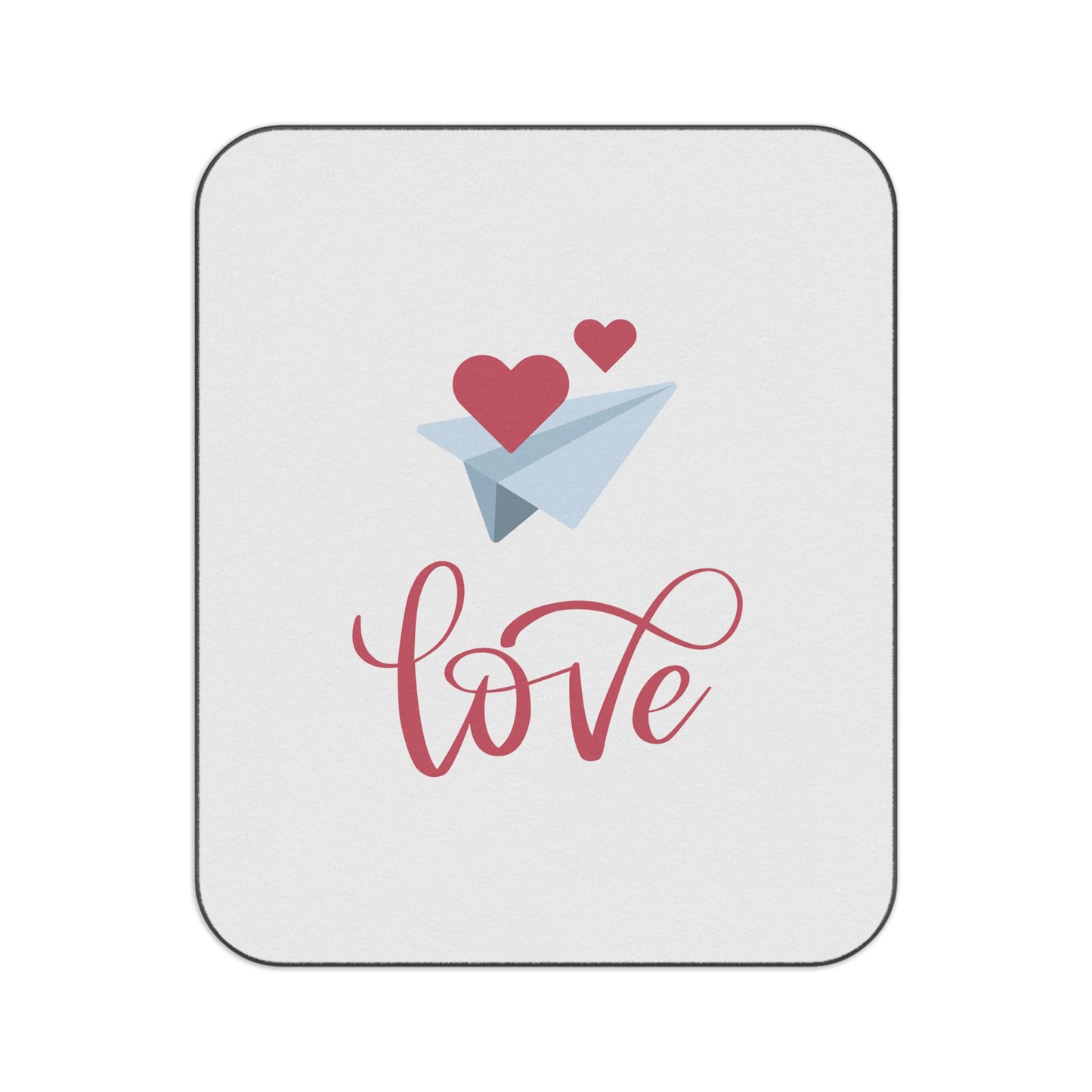 Love with Flying Heart Printed Picnic Blanket