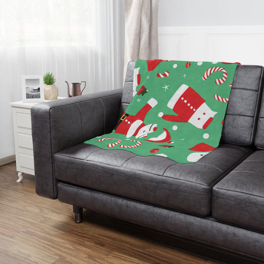 Ultra-Soft Christmas Micro-Fleece Minky Blanket – Cozy Holiday Throw