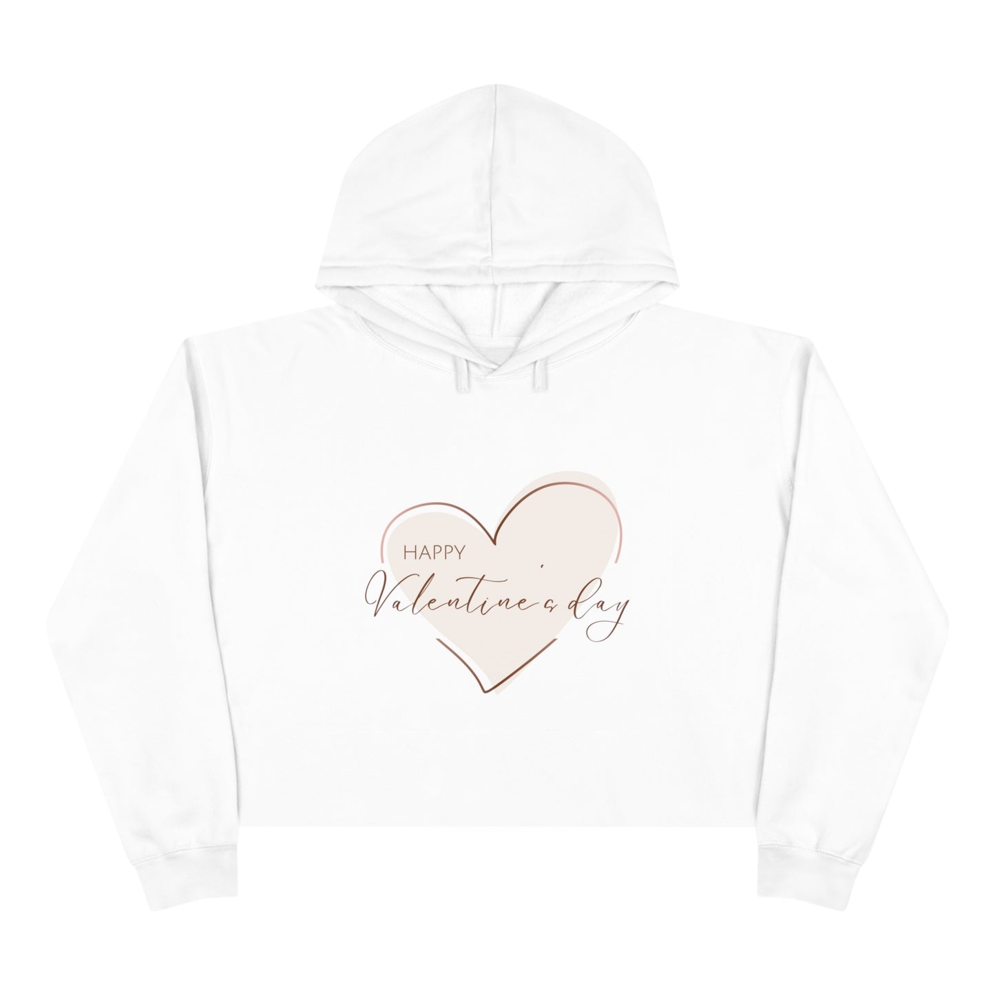 Valentine's Hoodie, Crop Hoodie for Her and Him, Valentine's Day Gift