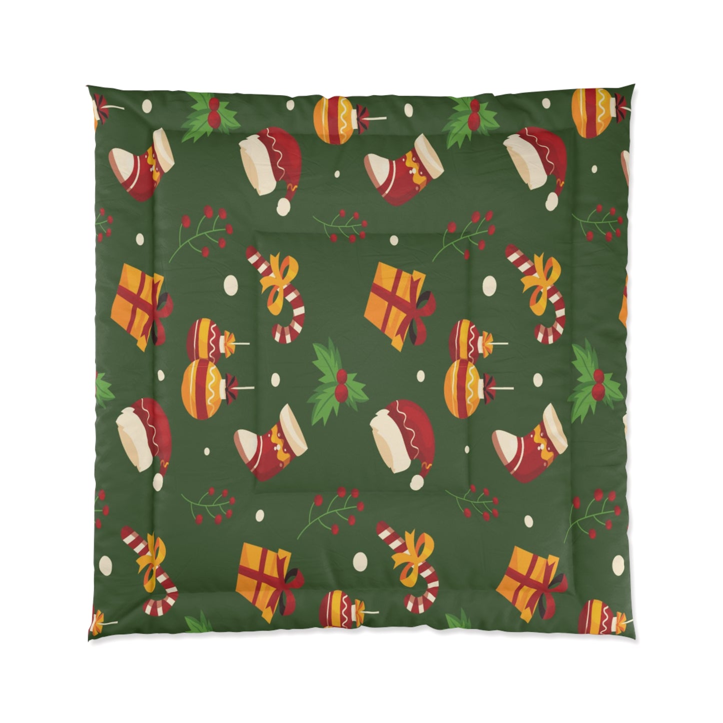 Christmas Comforter, Green