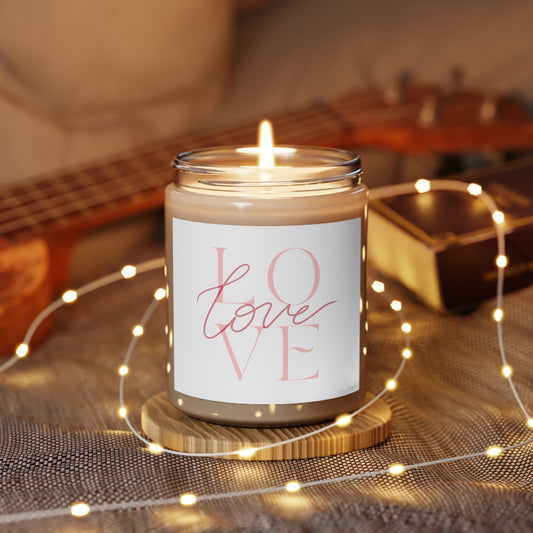 I love You Scented Candle for Her, Valentine Scented Candle