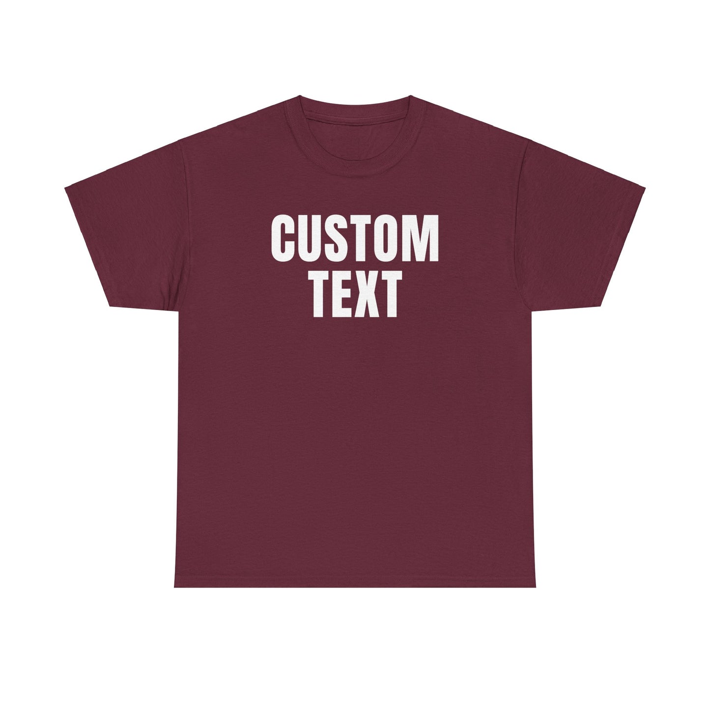 Custom Text Personalized Tshirt for Birthday Gift, for Him & Her