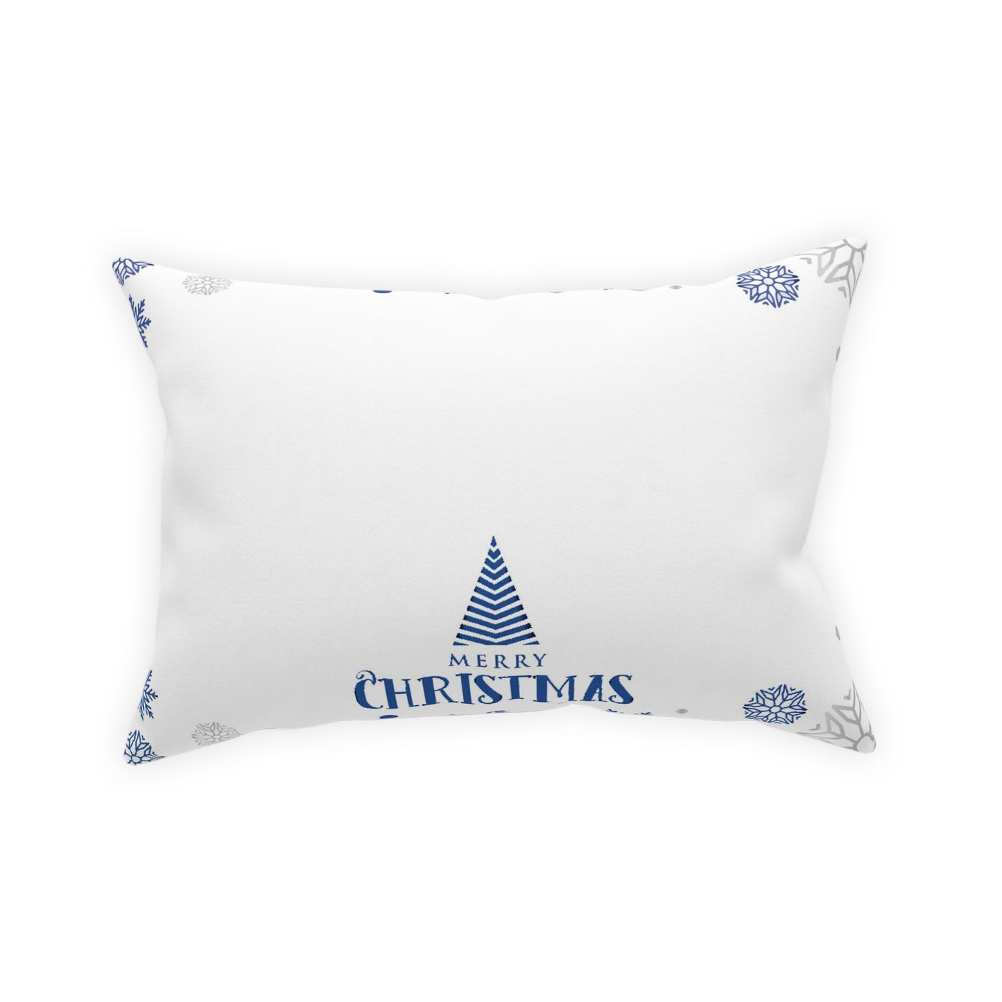 White Christmas Broadcloth Pillow
