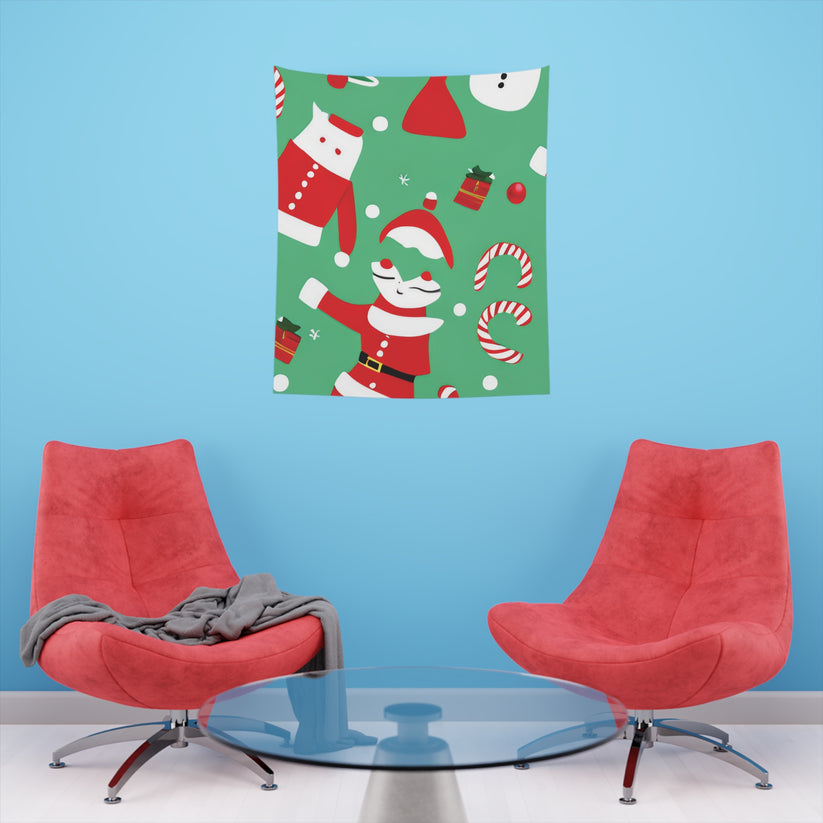 Christmas Printed Wall Tapestry