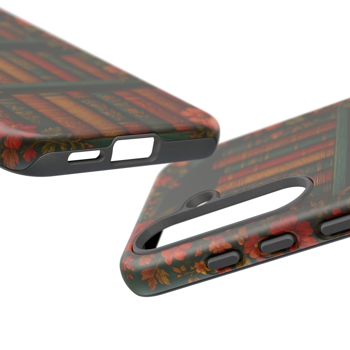 Phone Case - Bookshelf Vintage Book Lover's iPhone & Samsung Cover