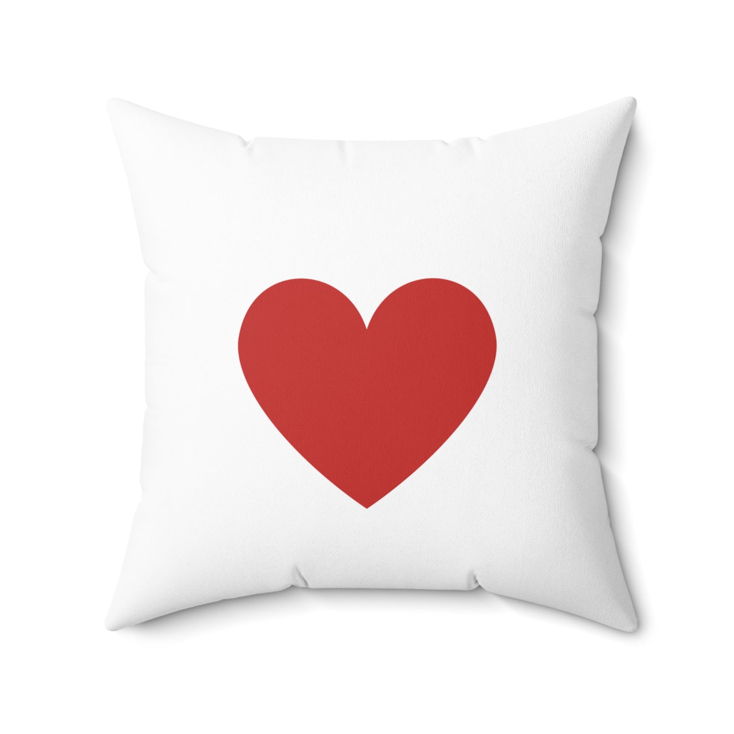 Love You Printed Spun Polyester Sqaure Pillow Case for Valentine