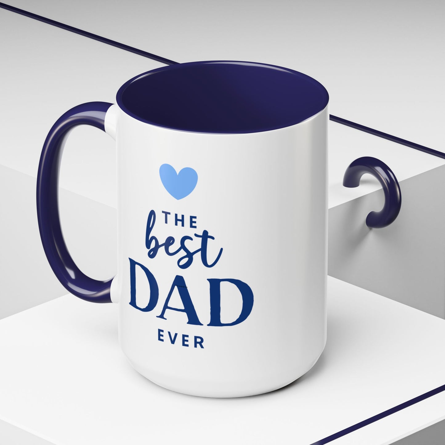 Best Dad Ever Coffee Mug – Personalized Father’s Day Gift for New Parent & Grandparent – 11oz, 15oz