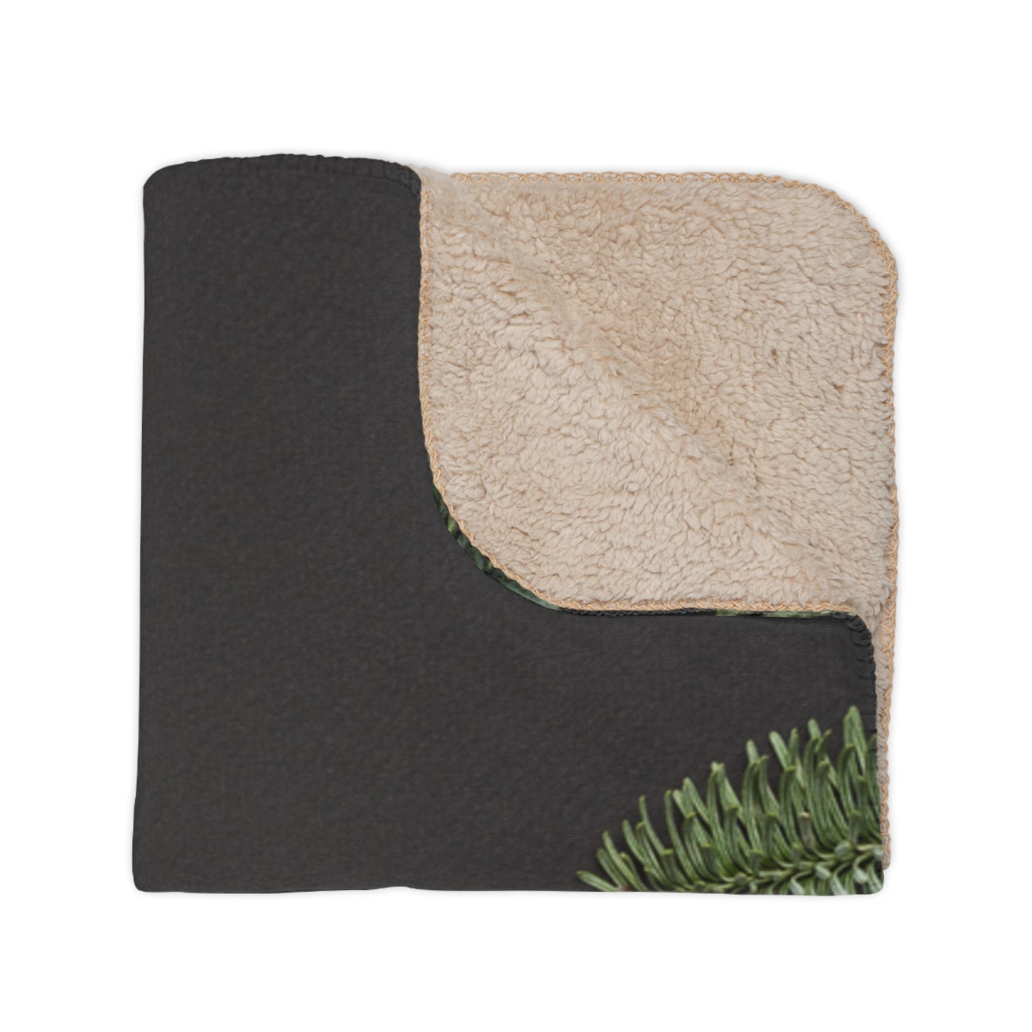 We Wish You Merry Christmas Printed Sherpa Blanket