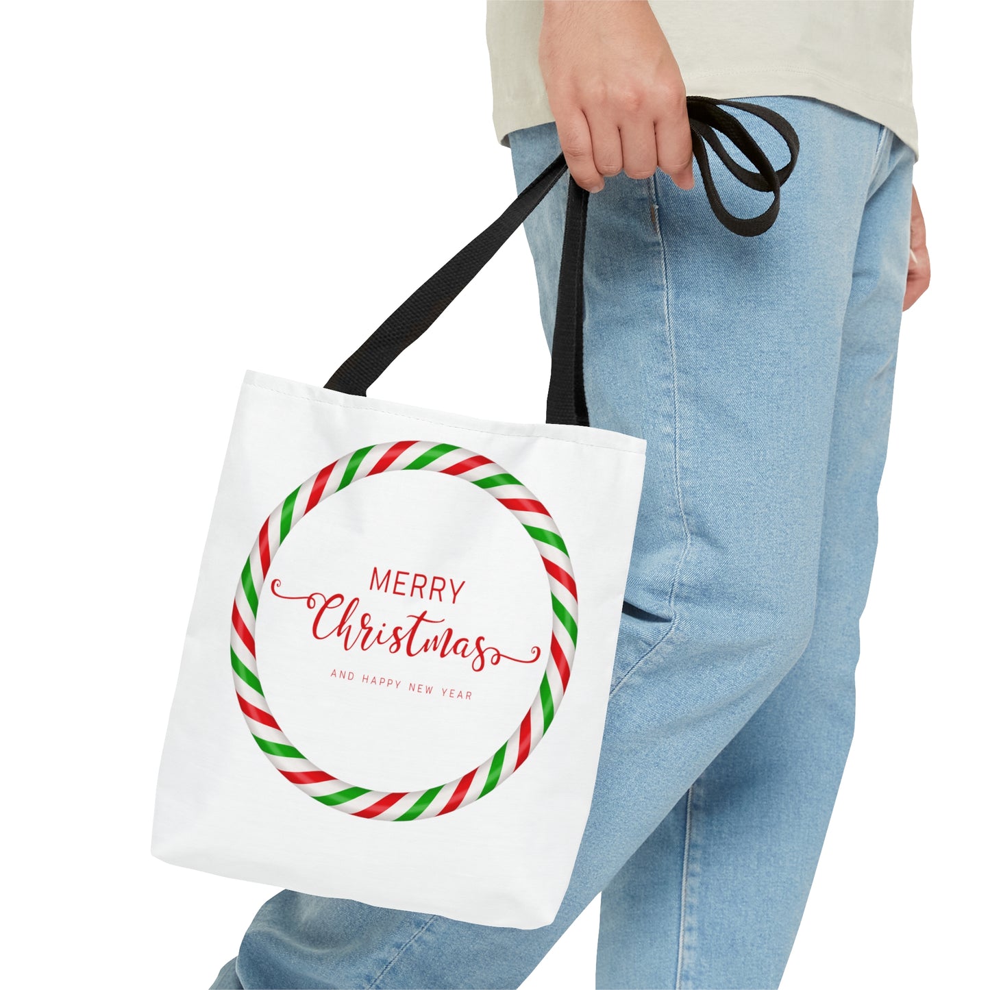 Merry Christmas Printed Tote Bag for Her & Him