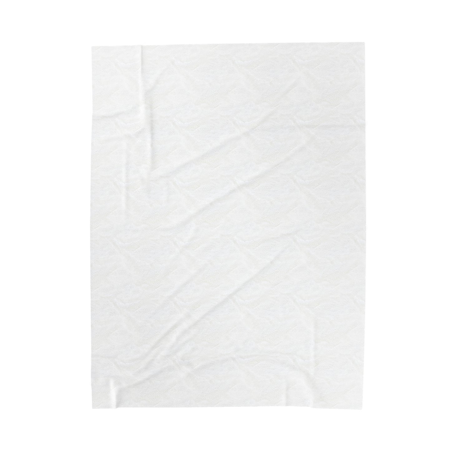 Merry Christmas & Happy New Year Printed Velveteen Plush Blanket, White