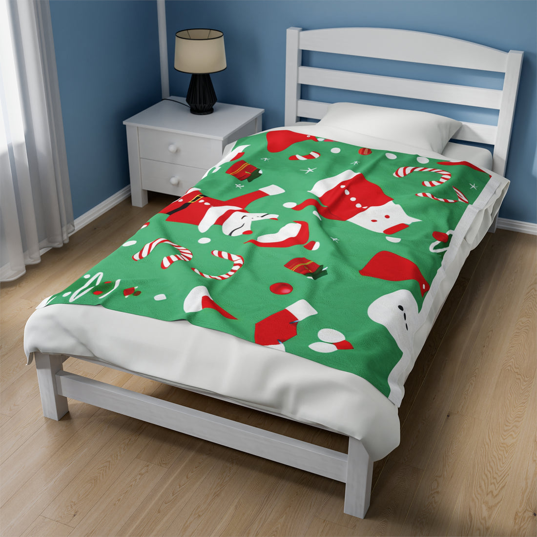 Velveteen Plush Christmas Blanket