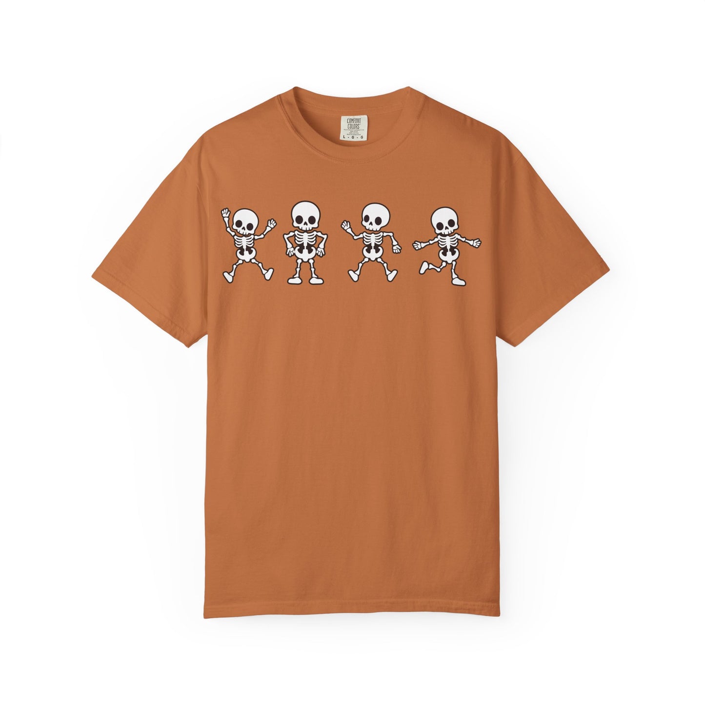 Dancing Skeletons Halloween T-Shirt – Fun Spooky Graphic Tee for Adults & Teens