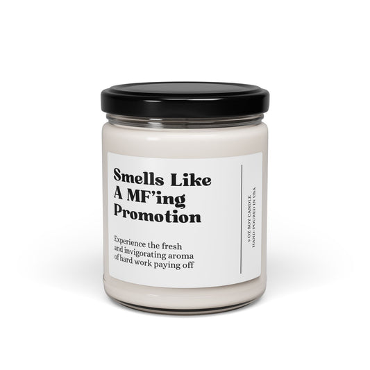 Smells Like a MF’ing Promotion 9oz Scented Soy Candle – Funny Work Gift