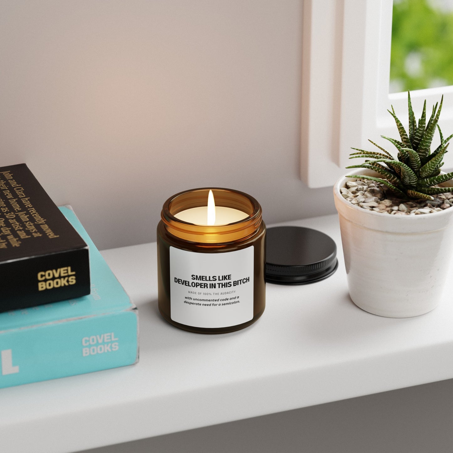 Smells Like Developer In This Bitch Candle for Her