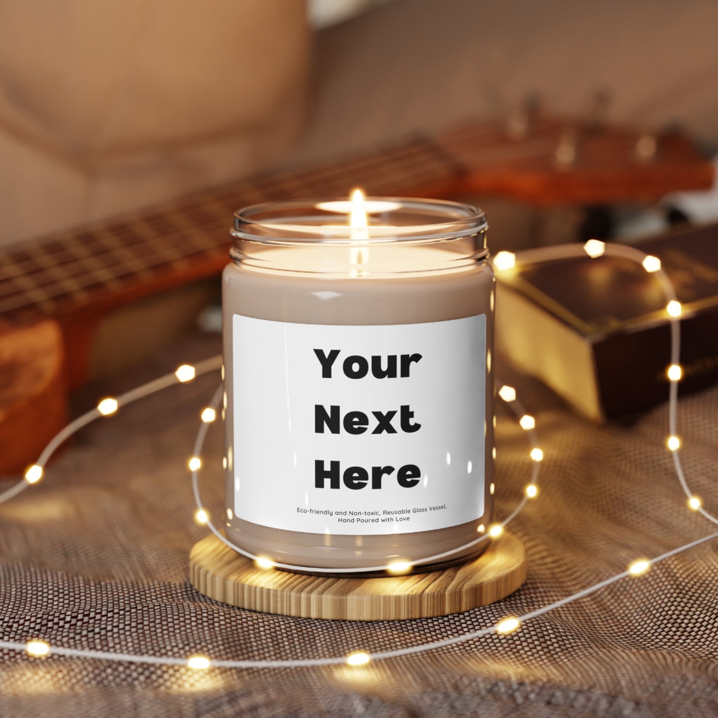 Your Text Here, Custom Scented Candle for Birthday Gift, 9 oz