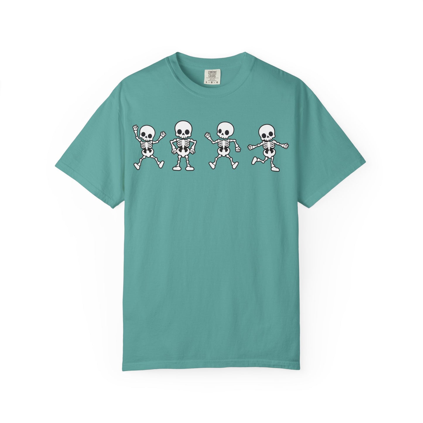 Dancing Skeletons Halloween T-Shirt – Fun Spooky Graphic Tee for Adults & Teens